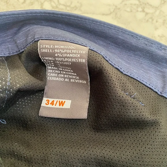 Hawke & Co Mens Shorts Size 34W Casual Athletic Golf Travel Lightweight Hybrid - Picture 4 of 4